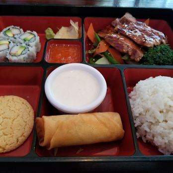 Sushi Hana - Lunch box with teriyaki beef! - Sushi Bars Near Me - Pooler, Georgia Sushi Hana - Lunch box with teriyaki beef! - Sushi Bars Near Me - Pooler, Georgia