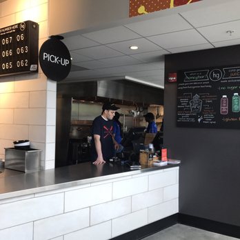 honeygrow - Pick up area- they don't scream your order number, so be attentive. - Salad Near Me - Boston, Massachusetts