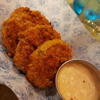 Peacemaker Lobster and Crab - Fried green tomatoes!! Wow! They almost tasted pickled?! Whatever, they do them RIGHT. - Seafood Near Me - Tulsa, Oklahoma Peacemaker Lobster and Crab - Fried green tomatoes!! Wow! They almost tasted pickled?! Whatever, they do them RIGHT. - Seafood Near Me - Tulsa, Oklahoma