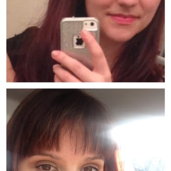 Christina Joseph Salon - Before (top), After (bottom). Done by Laura. Color and cut. - Hair Salons Near Me - Millersville, Maryland Christina Joseph Salon - Before (top), After (bottom). Done by Laura. Color and cut. - Hair Salons Near Me - Millersville, Maryland