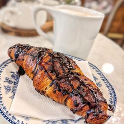 Cafe Deko - Chocolate Croissant and a Hot Chocolate