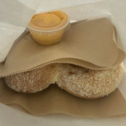 Pretzel Place - Parmesan pretzel and cheese sauce