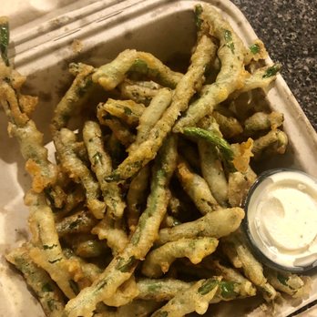 Blue Door Pub Como Ave - deep fried green beans ($8.50) - Burgers Near Me - Minneapolis, Minnesota