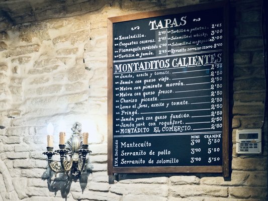 Menu photo 5 El Comercio Seville, SE
