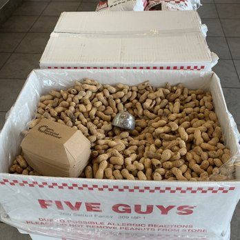 Five Guys - Peanuts! - Burgers Near Me - Elk Grove, California Five Guys - Peanuts! - Burgers Near Me - Elk Grove, California