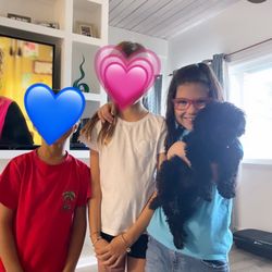 Luna is so good with little kiddos.
