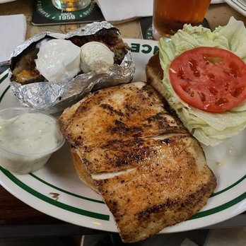 Flanigan's - Doral - Dolphin (Mahi-mahi) sandwich, blackened - Bars Near Me - Doral, Florida