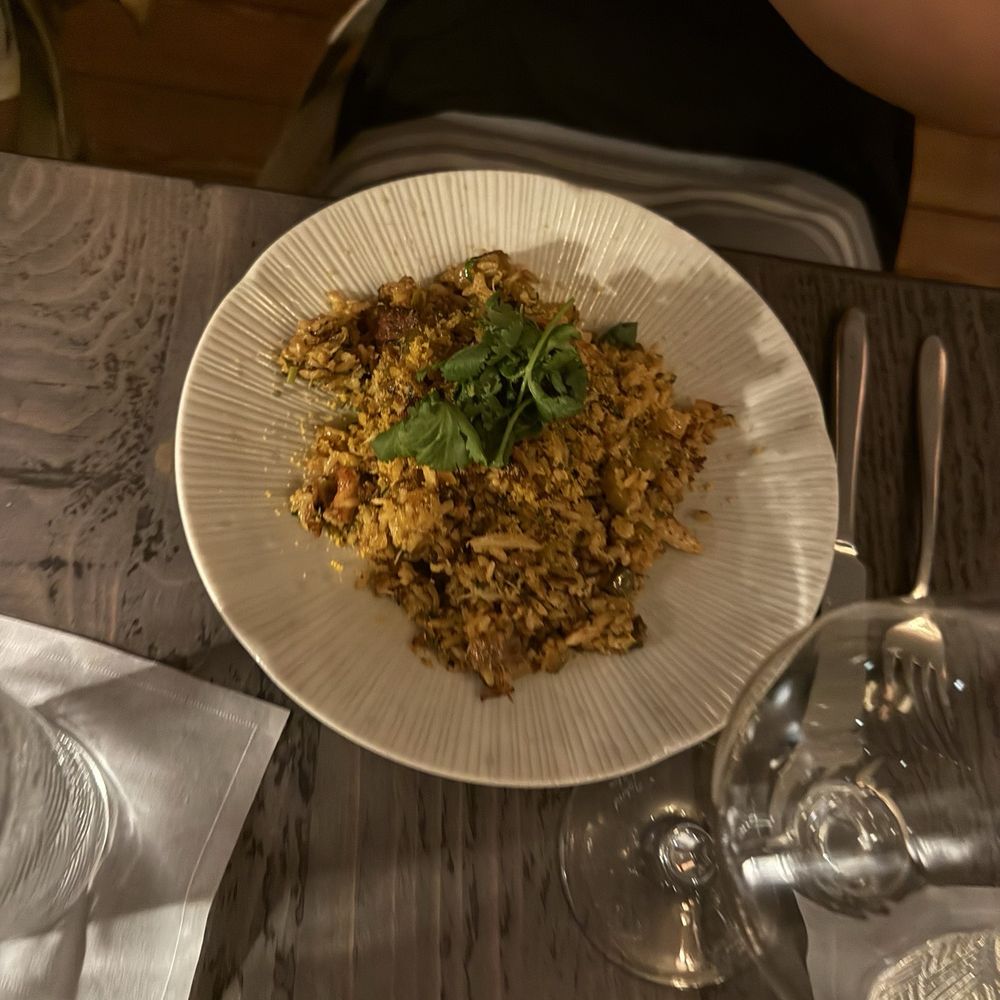 Delaney Oyster House - Blue crab rice - Seafood Near Me - Charleston, South Carolina Delaney Oyster House - Blue crab rice - Seafood Near Me - Charleston, South Carolina