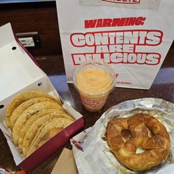 Sheetz - $6/6 tacos, real fruit pineapple aloha smoothie, cinnamon sugar pretzel