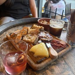 cheese & charcuterie platters - three items cheese & charcuterie platters - three items