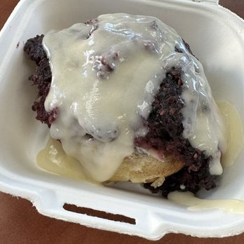 Morning Rolls - Seasonal - blackberry cobbler - Breakfast & Brunch Near Me - Raleigh, North Carolina