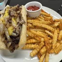 Cheesesteak hoagie Cheesesteak hoagie
