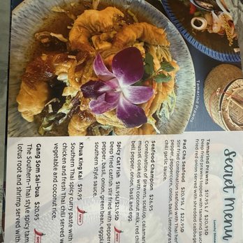 Andaman Thai - Secret Menu - Thai Near Me - San Ramon, California Andaman Thai - Secret Menu - Thai Near Me - San Ramon, California