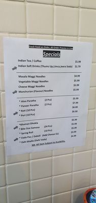 Menu photo 1 Vatica Toronto, ON Menu photo 1 Vatica Toronto, ON