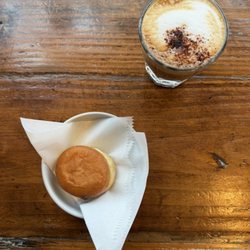 Mini Bomboloni and Cortado