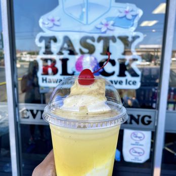 Tastyblock Hawaiian Shave Ice - Dole Whip Float. Dessert 6/18/2022 - Shaved Ice Near Me - Carson, California Tastyblock Hawaiian Shave Ice - Dole Whip Float. Dessert 6/18/2022 - Shaved Ice Near Me - Carson, California