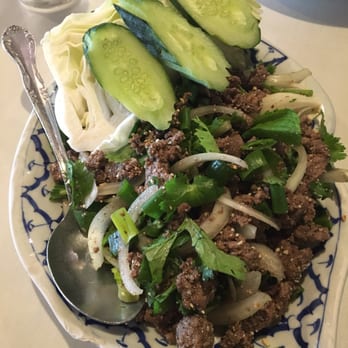 Siam Garden Cafe - Minced beef salad - Thai Near Me - Honolulu, Hawaii Siam Garden Cafe - Minced beef salad - Thai Near Me - Honolulu, Hawaii