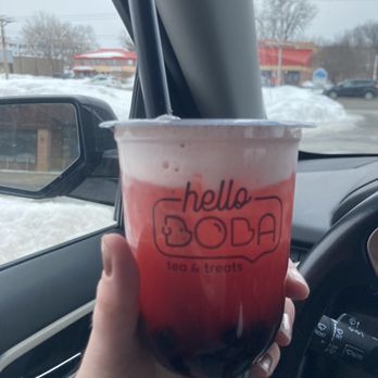 Hello Boba - Lemonade with green tea and boba! - Bubble Tea Near Me - White Bear Lake, Minnesota