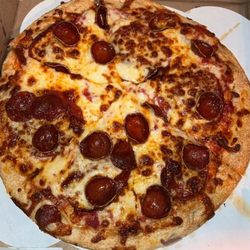 Papa Roni's Pizza & Ice Cream - 5 Cheese Pepperoni Pizza