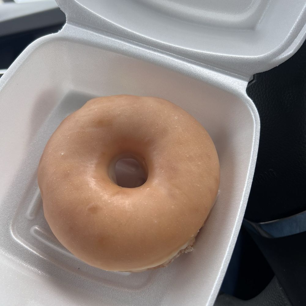 Plain glazed donut