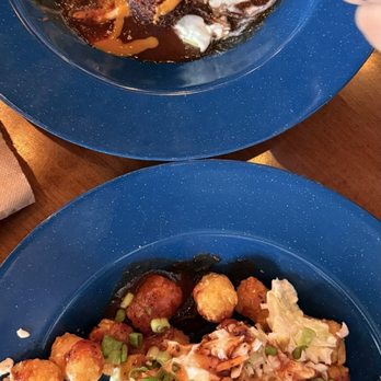 Feast BBQ - Pork Cake Poppers and Loaded Tots - Barbeque Near Me - Louisville, Kentucky Feast BBQ - Pork Cake Poppers and Loaded Tots - Barbeque Near Me - Louisville, Kentucky