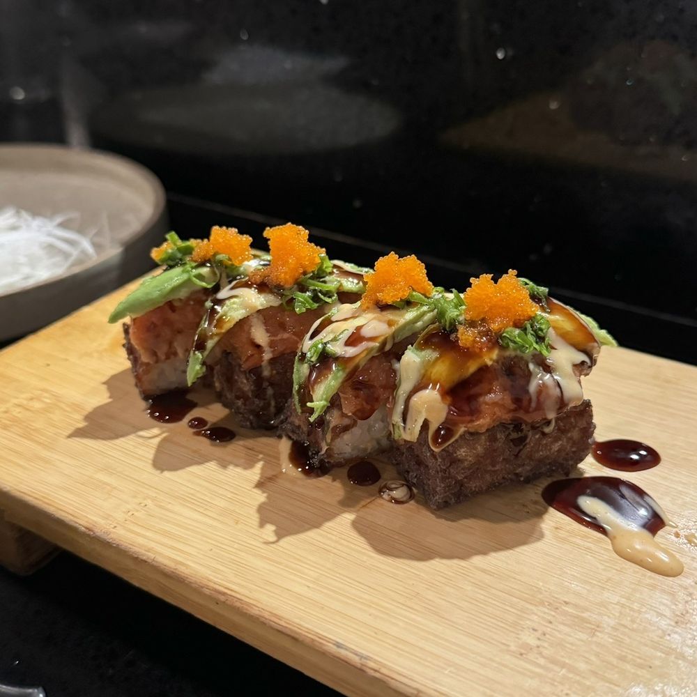 DAI Sushi - spicy tuna over crispy rice - Japanese Near Me - Westminster, California DAI Sushi - spicy tuna over crispy rice - Japanese Near Me - Westminster, California