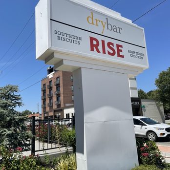Drybar - Midtown Tulsa - Sign by street - Blow Dry/Out Services Near Me - Tulsa, Oklahoma Drybar - Midtown Tulsa - Sign by street - Blow Dry/Out Services Near Me - Tulsa, Oklahoma