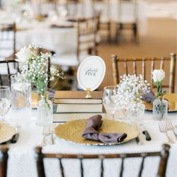 Chardonnay Golf Club - Table setting.