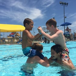 Derby Rock River Rapids Aquatic Park - Enjoying the Olympic size pool!