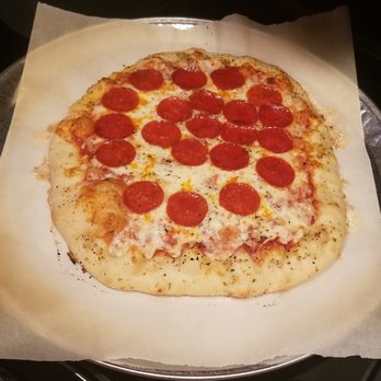 Tania's Pizza - *TANIA PIZZA KIT Step 6* Final product after cooking it at 450 for 10 minutes in an electric oven. It shifted a bit when we took it out - Pizza Near Me - Royal Oak, Michigan Tania's Pizza - *TANIA PIZZA KIT Step 6* Final product after cooking it at 450 for 10 minutes in an electric oven. It shifted a bit when we took it out - Pizza Near Me - Royal Oak, Michigan
