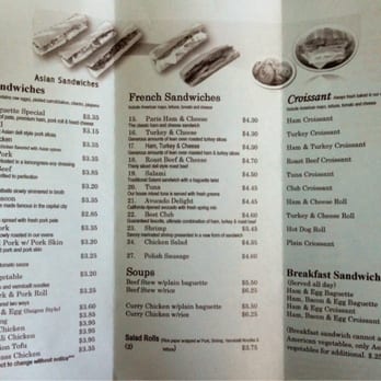 Best Baguette - Sandwich menu as of April 2014. - Vietnamese Near Me - Beaverton, Oregon Best Baguette - Sandwich menu as of April 2014. - Vietnamese Near Me - Beaverton, Oregon