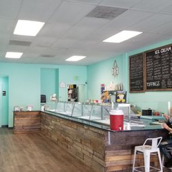 Captain's Creamery - Interior of shop.