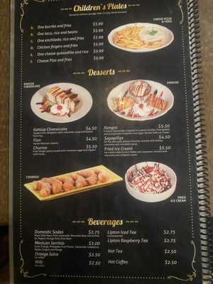 Menu photo 5 Don Julios Mexican Rest Pine City, MN