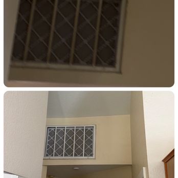 Carrillo Cleaning services - Before and after of main air filter vent. Also cleaned vent covers in some areas. - Home Cleaning Near Me - Phoenix, Arizona