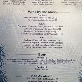 Casa de Onda - Menu - beer and wine - Mexican Near Me - Costa Mesa, California Casa de Onda - Menu - beer and wine - Mexican Near Me - Costa Mesa, California