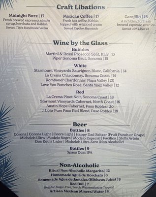 Menu photo 4 Casa de Onda Costa Mesa, CA Menu photo 4 Casa de Onda Costa Mesa, CA