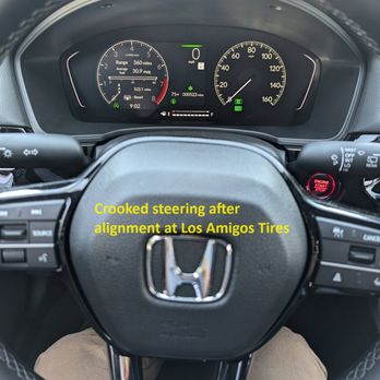 Los Amigos Tire Service - Crooked steering after alignment at Los Amigos Tires - Tires Near Me - Ontario, California Los Amigos Tire Service - Crooked steering after alignment at Los Amigos Tires - Tires Near Me - Ontario, California