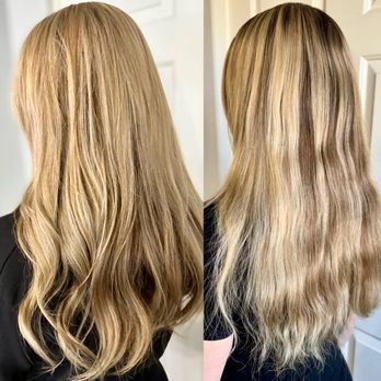 April Snow Hair Studio - Before right side , left - Hair Extensions Near Me April Snow Hair Studio - Before right side , left - Hair Extensions Near Me
