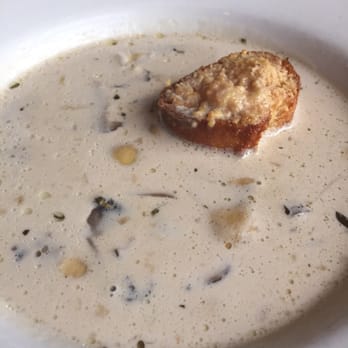 Walkers - Luke warm mushroom onion soup of the day with a hard crouton like piece of bread with cheddar or something on top. Not that great. - New American Near Me - Billings, Montana Walkers - Luke warm mushroom onion soup of the day with a hard crouton like piece of bread with cheddar or something on top. Not that great. - New American Near Me - Billings, Montana