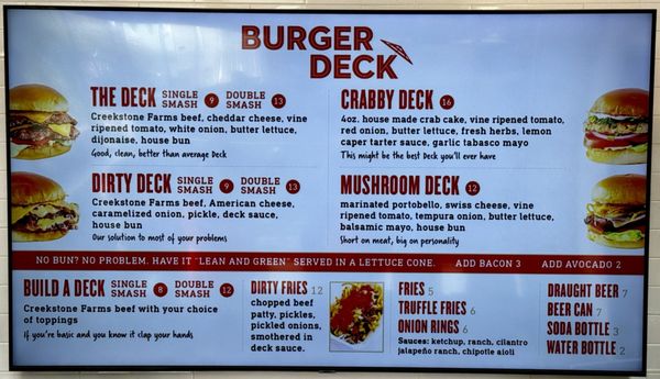 BURGER DECK - Updated July 2025 - 260 Photos & 299 Reviews