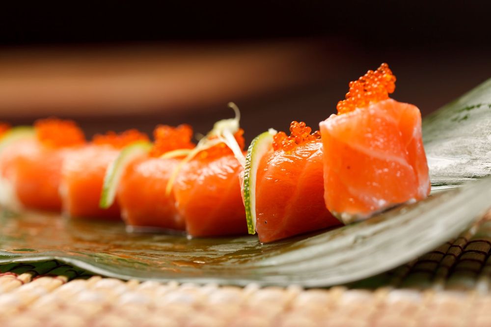 Food from Samurai Japanese Restaurant