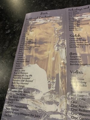 Menu photo 1 US 12 Bar And Grill Wayne, MI