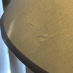 one of damaged light shades one of damaged light shades