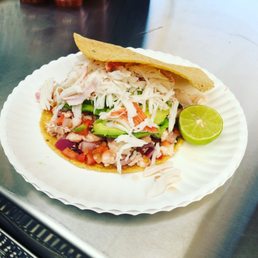 Vaso De Ceviche De Camarón Y Pescado Vaso De Ceviche De Camarón Y Pescado