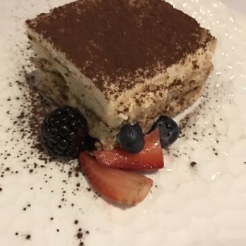 La Fontaine Restaurant - Tiramisu- expensive for $8. Nevertheless good! - French Near Me - Mountain View, California La Fontaine Restaurant - Tiramisu- expensive for $8. Nevertheless good! - French Near Me - Mountain View, California