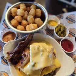 Bad Daddys Burger Bar - March burger of the month without the bun