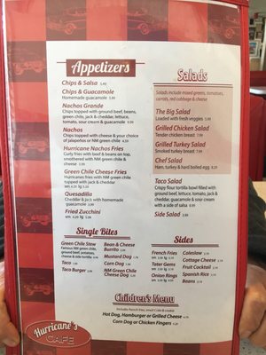 Menu photo 6 Hurricane's Restaurant & Drive-In Albuquerque, NM
