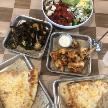 Acorn - Pizza, BBQ Cauliflower "Wings", Crispy Brussels Sprouts Tossed in a Crystal Honey, Cobb Salad - Cafes Near Me - New Orleans, Louisiana Acorn - Pizza, BBQ Cauliflower "Wings", Crispy Brussels Sprouts Tossed in a Crystal Honey, Cobb Salad - Cafes Near Me - New Orleans, Louisiana