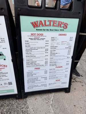 Menu photo 1 Walter's Hot Dogs - Mamaroneck Mamaroneck, NY Menu photo 1 Walter's Hot Dogs - Mamaroneck Mamaroneck, NY