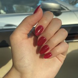 Short almond with gel #238 Short almond with gel #238
